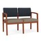 Lesro 2 Seat Tandem Seating W/ No Center Arm, 44 in W 26 in L 31.5 in H, Lenox Series LW2101 - alternate 1
